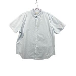 New Coastaoro Shirt Men's XXL Blue Striped Coastal Resort Cotton Preppy NWT